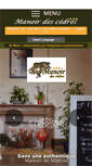 Mobile Screenshot of manoirdescedres.com